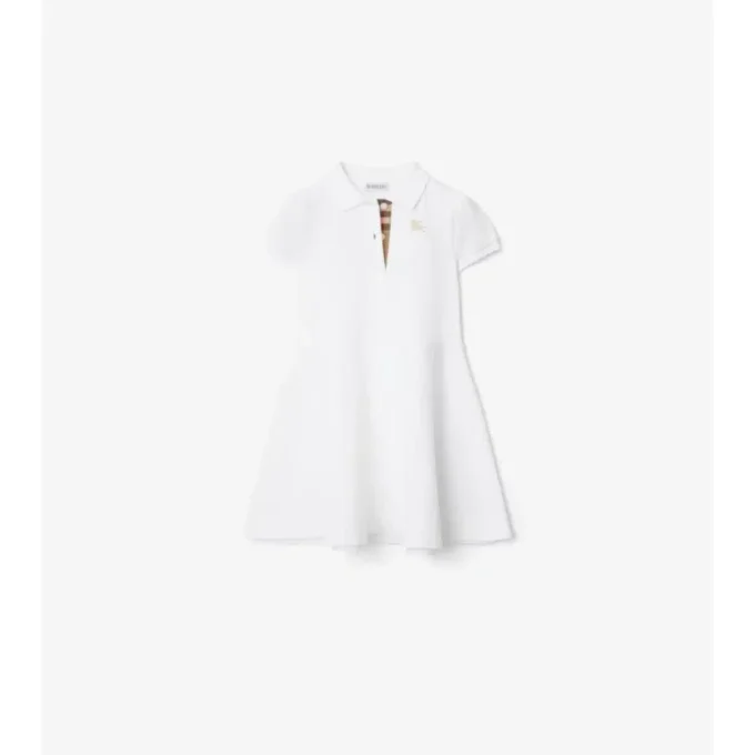 Abito a polo in cotone