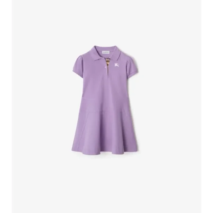 Abito a polo in cotone