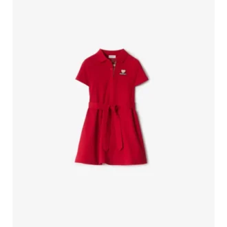 Abito a polo in cotone