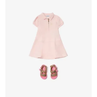 Abito a polo in cotone