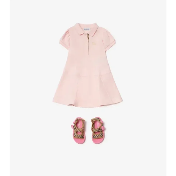 Abito a polo in cotone