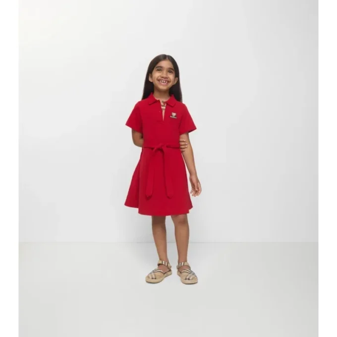 Abito a polo in cotone