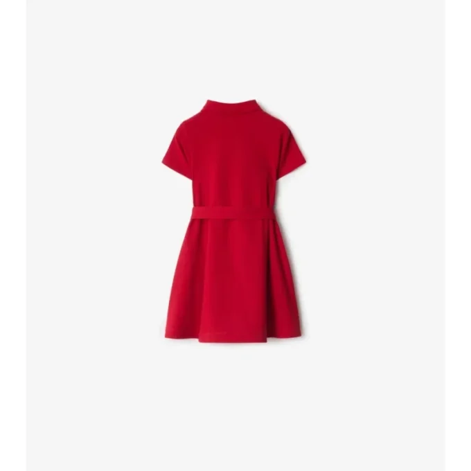 Abito a polo in cotone