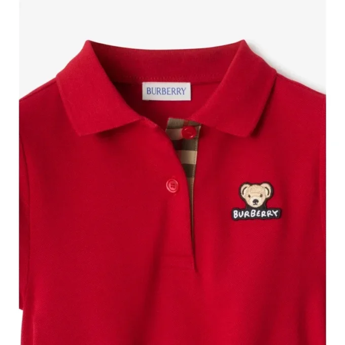 Abito a polo in cotone