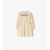 Abito in cotone con logo London Guard