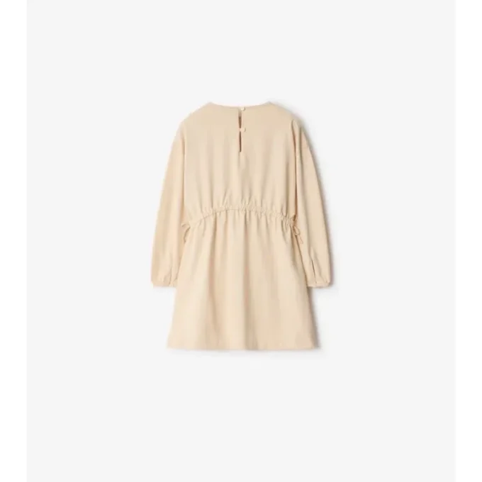 Abito in cotone con logo London Guard