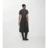 Abito kilt in misto lana a quadri