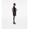 Abito T-shirt in cotone con rifiniture a quadri