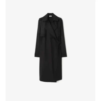 Abito trench in lana