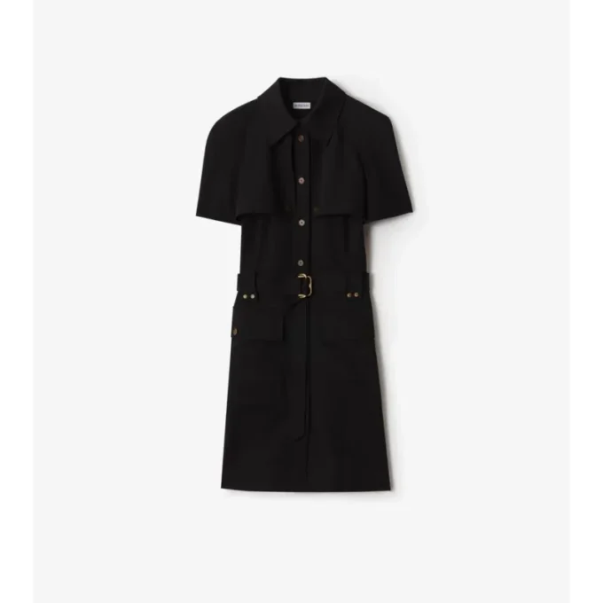 Abito trench in lana