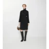 Abito trench in lana