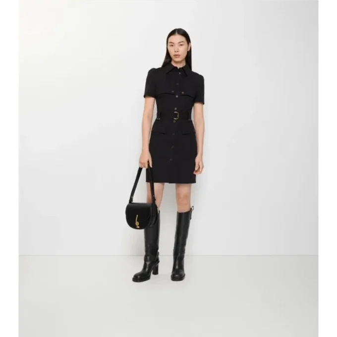 Abito trench in lana
