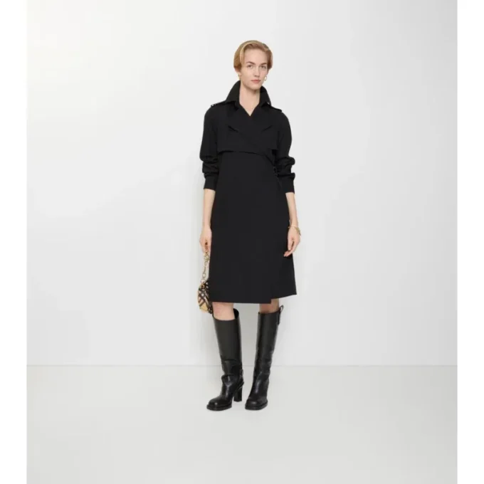 Abito trench in lana