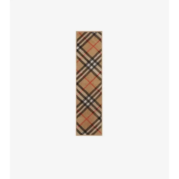Asciugamano in cotone a quadri Skinny