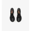 Ballerine in pelle a quadri color fulvo 