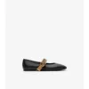 Ballerine Robin in pelle con cinturino a quadri