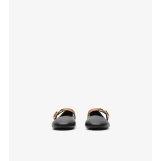 Ballerine Robin in pelle con cinturino a quadri