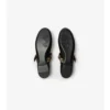 Ballerine Robin in pelle con cinturino a quadri