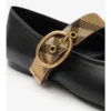 Ballerine Robin in pelle con cinturino a quadri