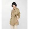 Belgravia corto in cotone leggero Trench Coat 
