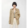 Belgravia corto in cotone leggero Trench Coat 