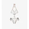 Bikini con bordi a quadri
