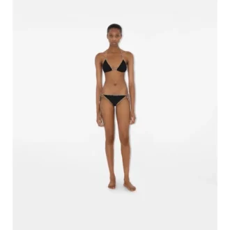 Bikini con bordi a quadri
