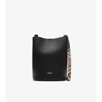 Borsa a secchiello in pelle