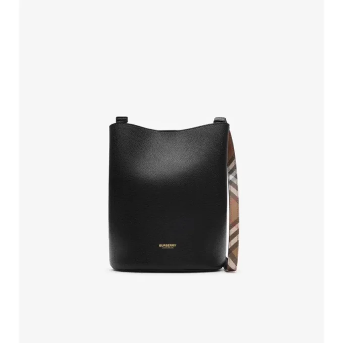 Borsa a secchiello in pelle