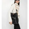 Borsa a secchiello media con clip a B 