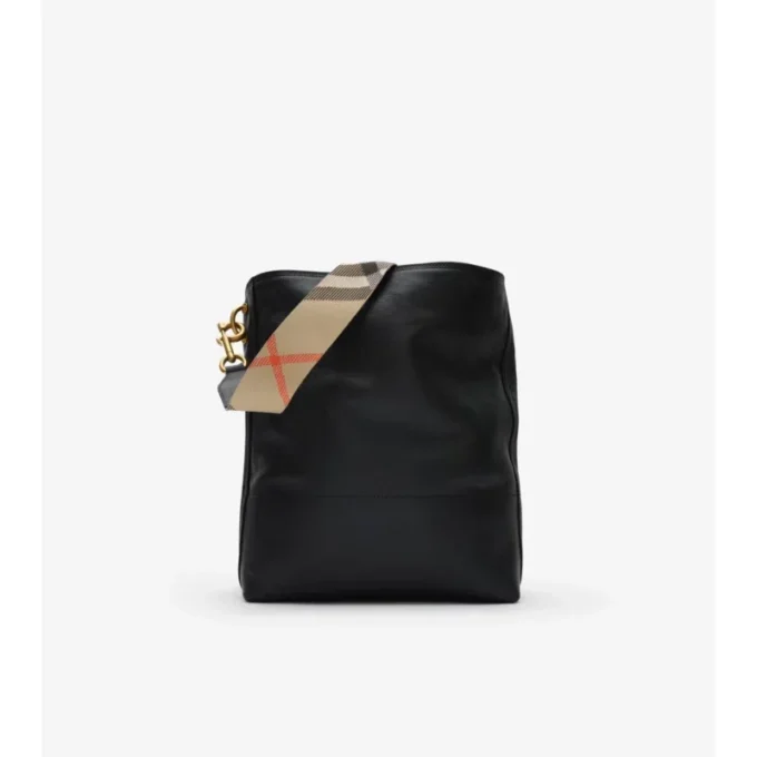Borsa a secchiello media con clip a B 