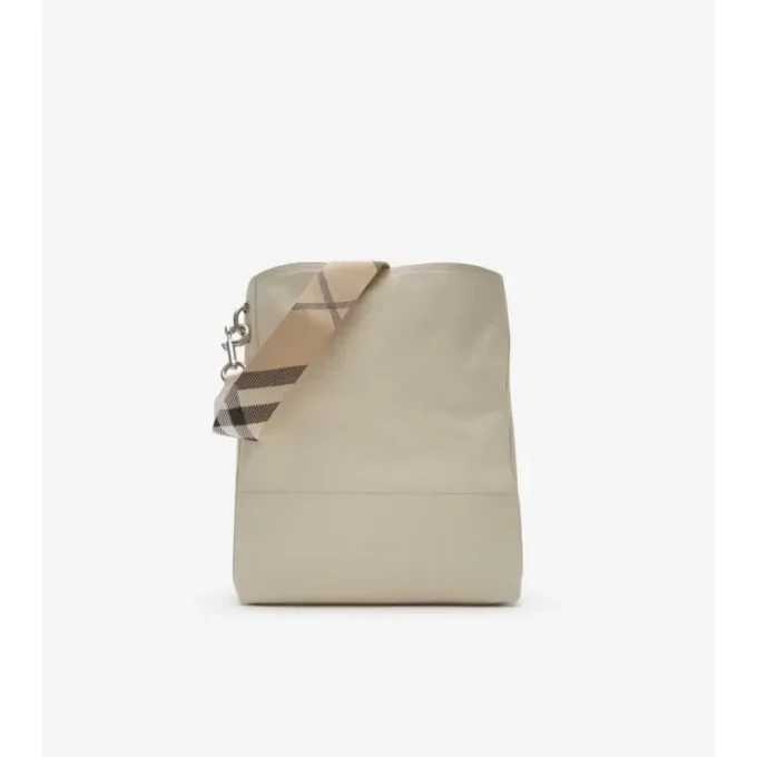 Borsa a secchiello media con clip a B 