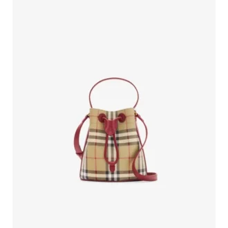Borsa a secchiello Mini Check