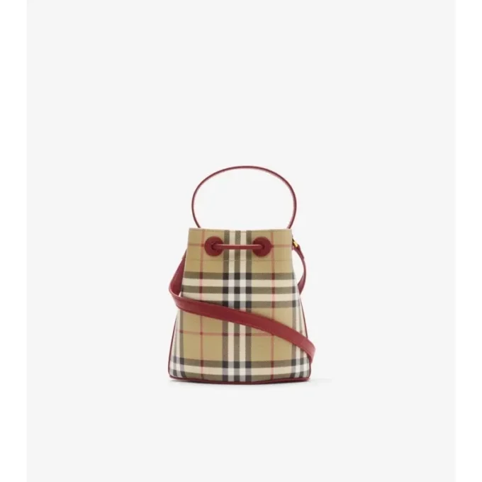 Borsa a secchiello Mini Check