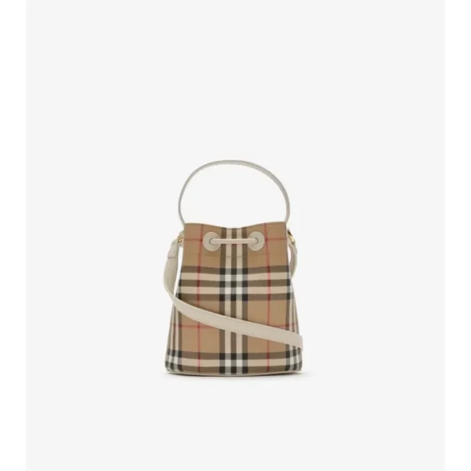 Borsa a secchiello Mini Check