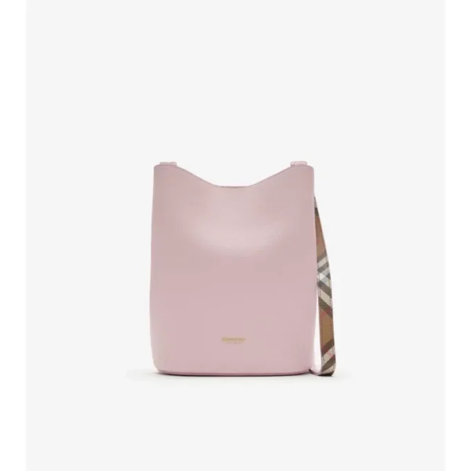 Borsa a secchiello piccola in pelle