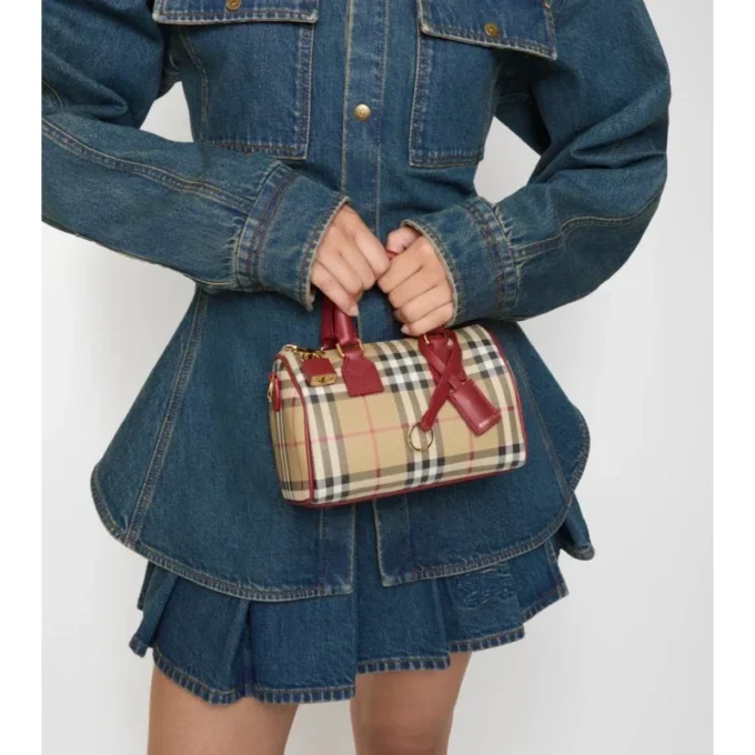 Borsa a tracolla Mini Check