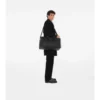 Borsa da viaggio con motivo a quadri goffrato
