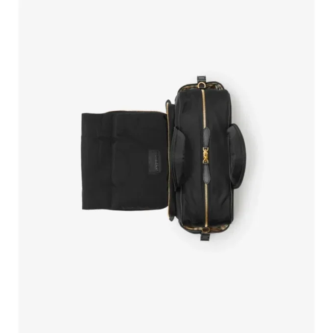 Borsa fasciatoio in nylon trapuntato