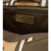 Borsa Tote Trench a quadri 