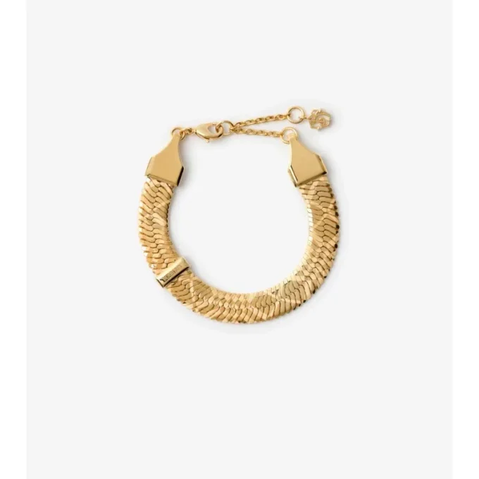Bracciale con motivo a quadri inciso