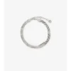 Bracciale con motivo a quadri inciso 