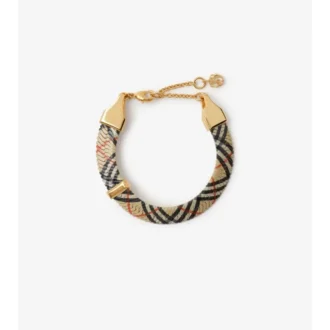 Bracciale con stampa a quadri
