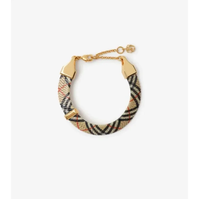 Bracciale con stampa a quadri