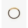Bracciale in pelle a quadri