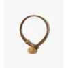 Bracciale in pelle con motivo a granuli