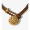 Bracciale in pelle con motivo a granuli