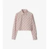 Camicia corta in cotone a quadri