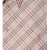 Camicia corta in cotone a quadri