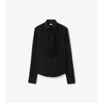 Camicia da smoking in cotone slim fit